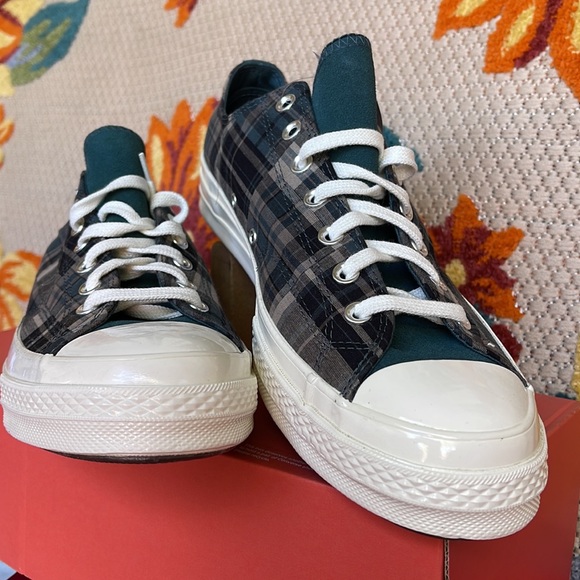 Converse 166852C
CHUCK 70 OX 
BLACK/FADED SPRUCE
Men’s sneakers - athletic shoes - Picture 7 of 16